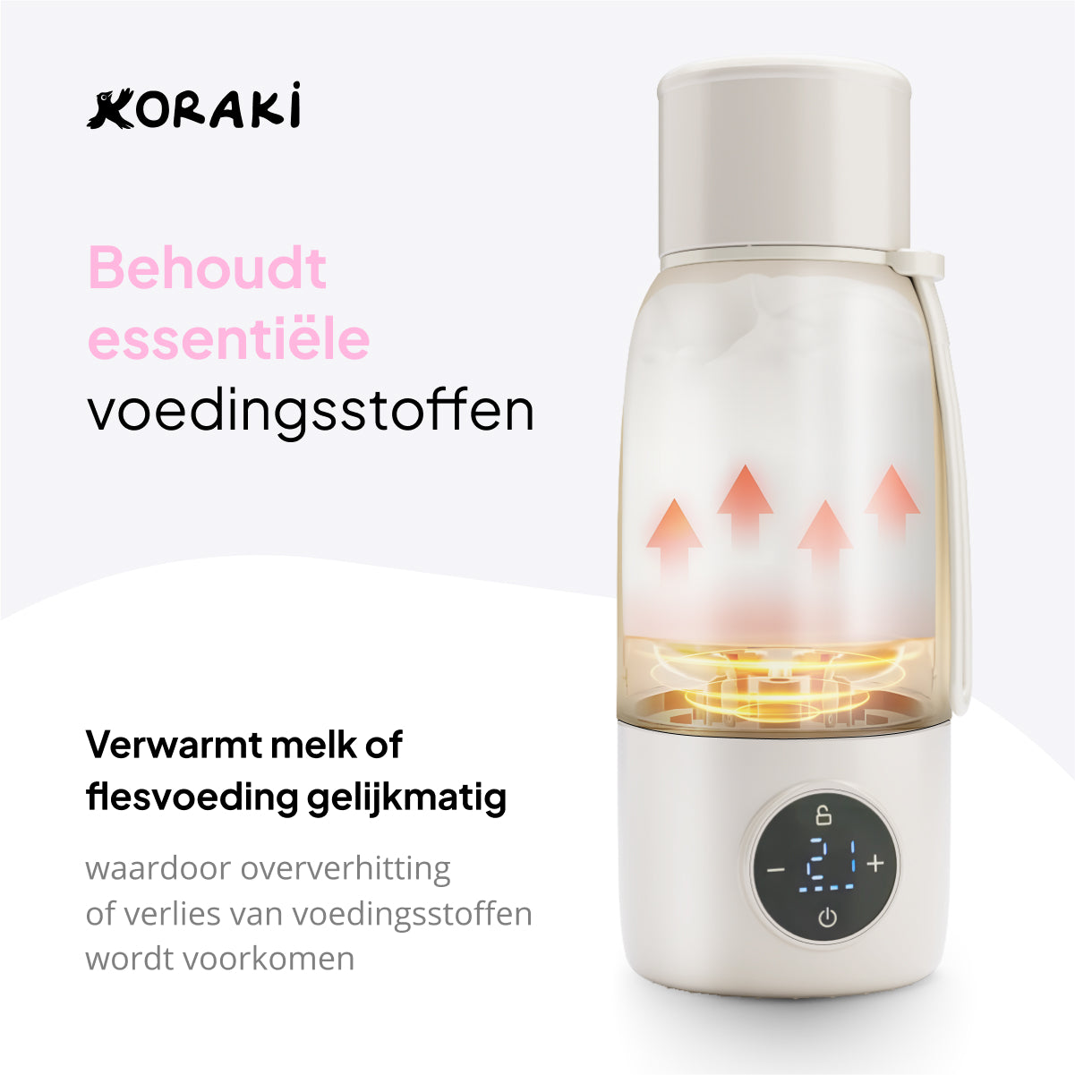 Koraki® Thermosfles Flessenwarmer